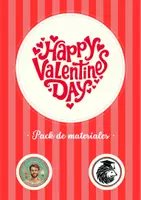 Vista previa - Manualidades / Dibujos para colorear - Pack San Valentín (Día del Amor y la Amistad) - Portada