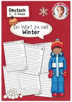 Vorschau - Arbeitsblätter - Ein Wort zu viel: Winter - Leseförderung & Sprachbewusstsein im Deutschunterricht Klasse 2 bis 3 - Deckblatt