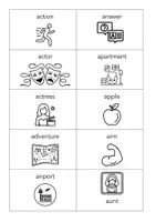 Vorschau - Arbeitsblätter - 300 Vocabulary cards in level A2/ B1 - Seite 1