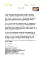 Vorschau - Arbeitsblätter - Fastenzeit: Differenzierter Text mit Fragen und Lösung - Seite 2