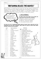 Vorschau - Unterrichtsreihen - BRITANNIA RULES THE WAVES - Listening - Deckblatt