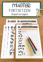 Vorschau - Anderer Materialtyp - Muster fortsetzen (Kopiervorlagen) - Deckblatt