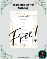 Vorschau - Poster - magische Wörter - Aushang für den Klassenraum - Deckblatt