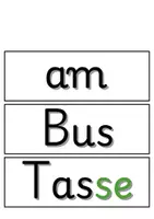 Vorschau - Stationenlernen - Wörtertraining der Buchstaben A,M,L,I,E,N,S,T,O,R,U und B mit Niko - Seite 1