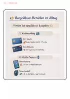 Vorschau - Arbeitsblätter - Geld - Digitales Geld - bargeldloses Zahlen - Kartenzahlung - Gründe - Vorteile und Nachteile Arbeitsblätter mit Lösung (Klasse 8 9 10) - Seite 2