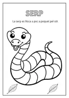 Vista previa - Manualidades / Dibujos para colorear - LLIBRE PER PINTAR I DESCOBRIR PARAULES CATALÀ - página 1