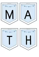 Vorschau - Anderer Materialtyp - Mathematik Wimpelkette - Klassenraumgestaltung - Seite 3