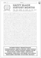Vorschau - Arbeitsblätter - FREEBIE_SUCHSEL BLACK HISTORY MONTH - Important Figures - Deckblatt