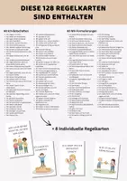 Vorschau - Poster - Regelkarten Kindergarten Kita | Morgenkreis Bildkarten Regeln Kita DIN-A6-Format - Seite 3