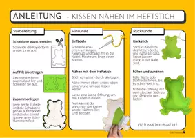 Vorschau - Unterrichtsreihen - Nähen im Frühling/ zu Ostern – Erstes Nähen für die Grundschule - Seite 1