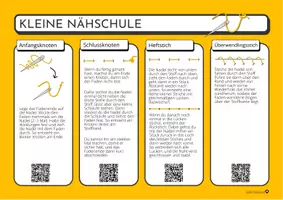 Vorschau - Unterrichtsreihen - Nähen im Frühling/ zu Ostern – Erstes Nähen für die Grundschule - Seite 3