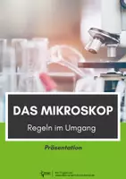 Vorschau - Arbeitsblätter - Das Mikroskop ⎮ Regeln im Umgang mit dem Mikroskop - Deckblatt