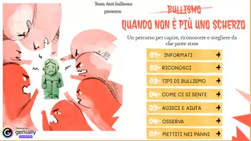 anteprima - Materiale interattivo - bullismo1 - Pagina di copertina