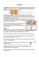 Vorschau - Spiele - English Idioms: Card set with speaking and writing tasks - Seite 1