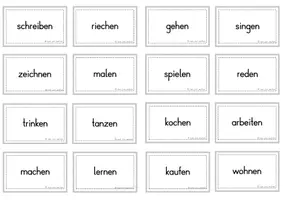 Vorschau - Aufgabenkarten - Konjugieren: Tunwörter/Verben (bewegtes Lernen) - Seite 3