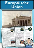 Vorschau - Arbeitsblätter - Die Europäische Union: Sicherheit durch Zusammenarbeit - Deckblatt