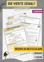 Vorschau - Unterrichtsreihen - Medien - Die Vierte Gewalt / Fake News - Deckblatt
