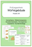 Vorschau - Stundenentwürfe - Unterrichtsreihe Würfelgebäude (Unterrichtspraktische Prüfung) - Deckblatt