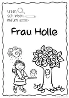 Vorschau - Unterrichtsreihen - FRAU HOLLE - lesen, schreiben, malen - Seite 1