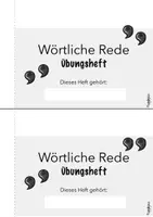 Vorschau - Arbeitsblätter - WÖRTLICHE REDE - Materialpaket - Seite 3