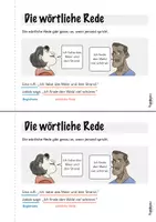 Vorschau - Arbeitsblätter - WÖRTLICHE REDE - Arbeitsheft - Seite 3