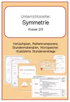 Vorschau - Stundenentwürfe - Materialpaket Symmetrie für Unterrichtsbesuch - Seite 1