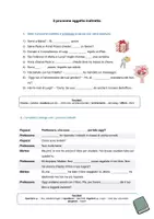 Vorschau - Arbeitsblätter - Pronomi diretti e indiretti - Italienisch - Deckblatt