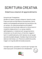 anteprima - Didattica a stazioni - Scrittura creativa con la didattica a stazioni - Lab 1 - Pagina 1