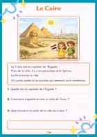 Aperçu - Feuilles d'exercices - textes sur les capitales - Page 3