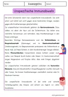 Vorschau - Arbeitsblätter - unspezifische Immunabwehr - Immunsystem - Seite 3