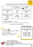 Vista previa - Hojas de trabajo - Comparatives & Superlatives + Irregular Verbs + Translation - página 2