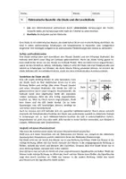 Vorschau - Arbeitsblätter - Arbeitsmaterial zu den elektronischen Bauteilen Diode und LED - Deckblatt