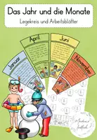 Vorschau - Stationenlernen - Materialpaket 'Zeit' Klasse 2 - Kalender, Jahr, Monate - Deckblatt
