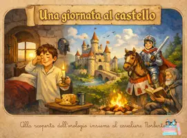 anteprima - Esercizi - Una giornata al castello - Pagina di copertina