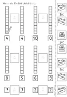 Vorschau - Arbeitsblätter - Größer kleiner gleich - Klebe und schneide - Deckblatt