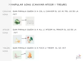 Vista previa - Tarjetas / Manipulativos - MANIPULAR SONS ( CANVIAR-AFEGIR-TREURE) - página 1