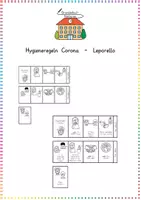 Vorschau - Arbeitsblätter - Hygieneregeln Corona - Leporello - Deckblatt