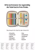 Vorschau - Poster - Federtasche kontrollieren - Aushang für die Eltern - Deckblatt