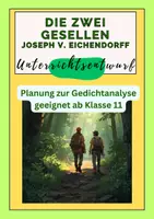 Vorschau - Stundenentwürfe - Unterrichtsentwurf - Joseph von Eichendorff "Die Zwei Gesellen" (OBERSTUFE) - Deckblatt