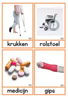 Voorbeeld - KleuterKlaar| 112: woordkaarten ambulance/ziekenhuis - Pagina 2