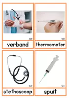 Voorbeeld - KleuterKlaar| 112: woordkaarten ambulance/ziekenhuis - Pagina 3