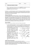 Vorschau - Arbeitsblätter - Arbeitsmaterial zu dem elektronischen Bauteil Schalter - Deckblatt