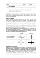Vorschau - Arbeitsblätter - Arbeitsmaterial zu dem elektrischen Schaltplan - Deckblatt