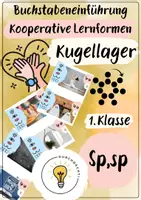 Vorschau - Fördermaterial/Inklusion - Buchstabeneinführung Sp - Laut Sp - Kugellager Sp - Deckblatt