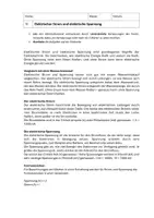Vorschau - Arbeitsblätter - Arbeitsmaterial zu Strom und Spannung - Deckblatt