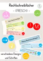 Vorschau - Merkblätter - Rechtschreibfächer FRESCH - Deckblatt
