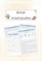 Vorschau - Arbeitsblätter - Winter - Arbeitsblätter - Deckblatt
