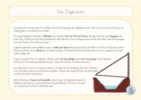 Vorschau - Stationenlernen - Sachtexte lesen - Brücken Lesekarten - Seite 3