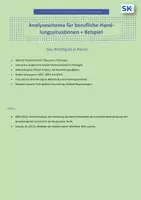 Vorschau - Merkblätter - Analyseschema | berufliche Handlungssituationen | FS / BFS - Deckblatt