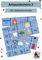 Vorschau - Spiele - Anlautdomino 2 - 1 Klasse - Vorschule - Deckblatt